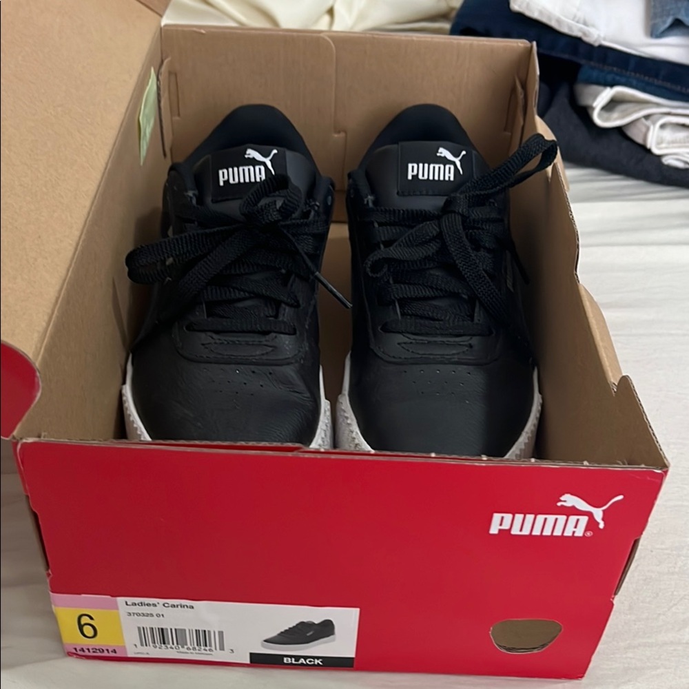 PUMA Black Carina Sneakers